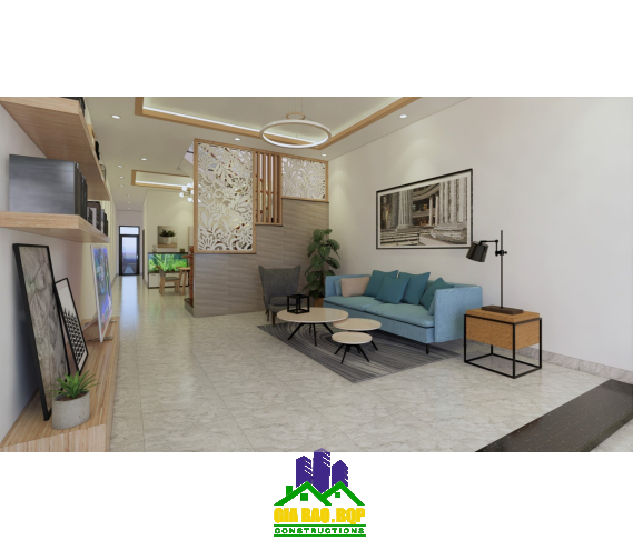 3D NỘI THẤT CÔNG TRÌNH NHÀ CHỊ THUÝ