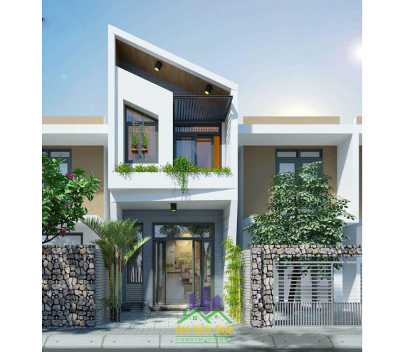 Mẫu Nhà 2 Tầng 3 Phòng Ngủ Hòa Hợp Với Thiên Nhiên